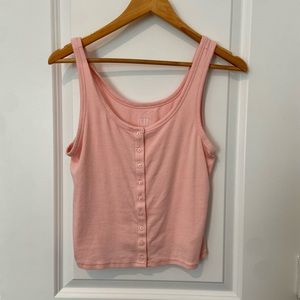 GAP modern tank in pink, new never worn